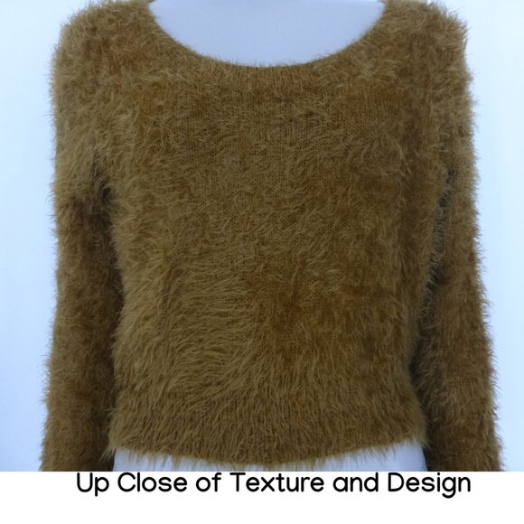 American Appreal Cali, Sun, and Fun Fuzzy Long Sleeve Sweater - Picture 7 of 11